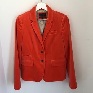 J. Crew 6Tall coral schoolboy blazer